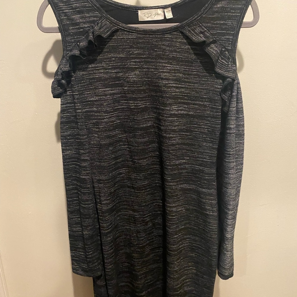 Off the shoulder knit dress